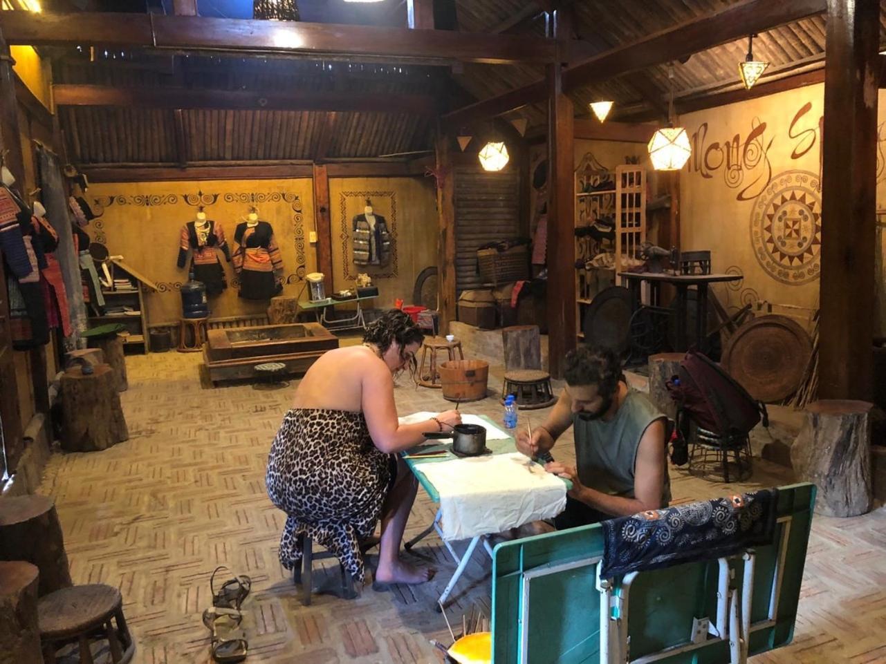An Huy Homestay Mai Châu Bagian luar foto